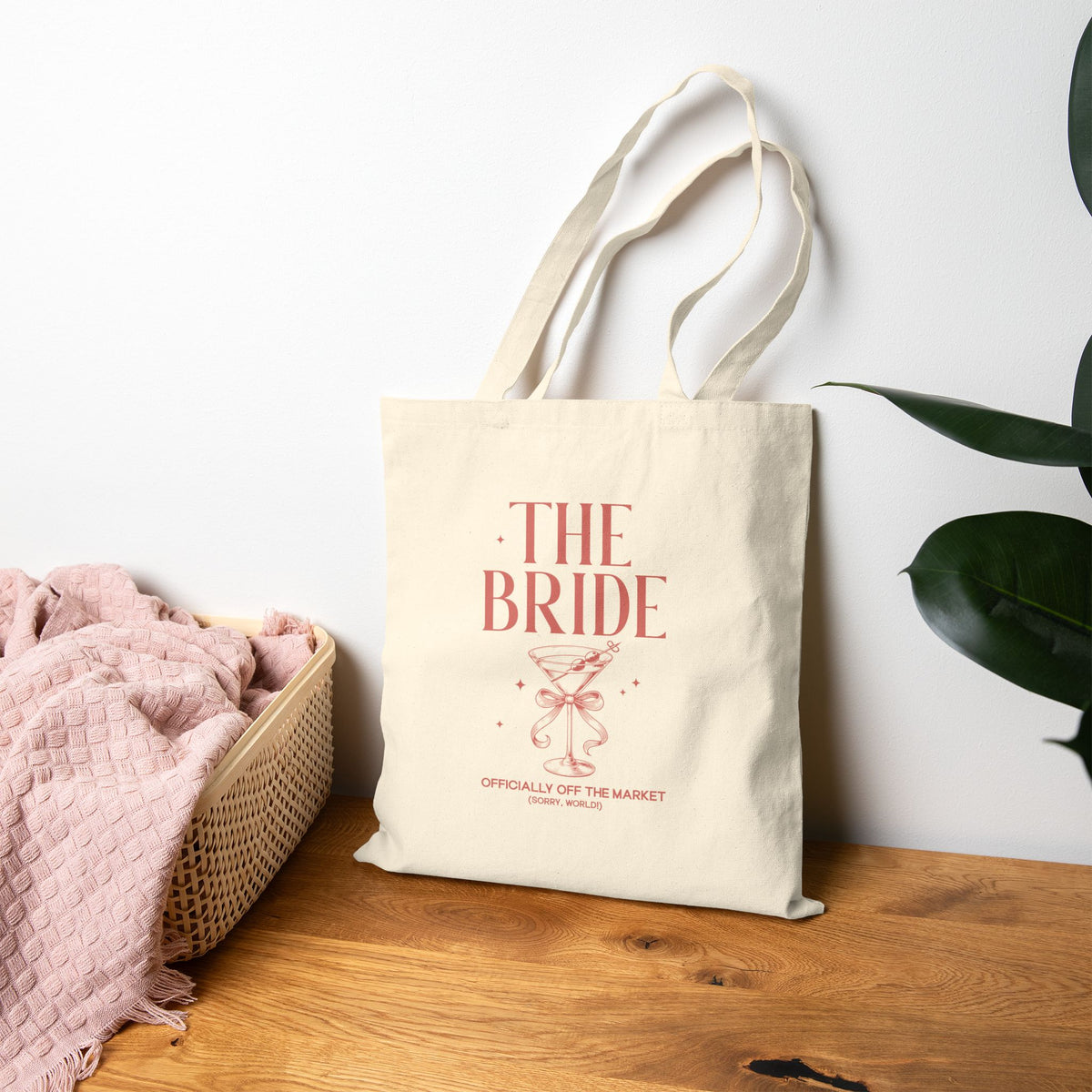 P01 - Totebag - The bride - one side printed