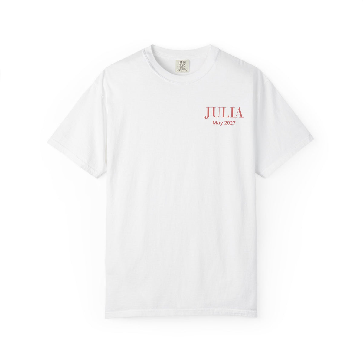 P02 - T-Shirt - personalized "The Bride" back print