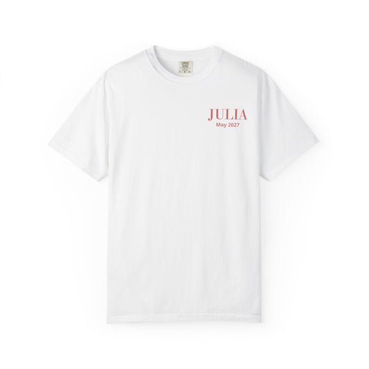 P02 - T-Shirt - personalized "The Bride" back print
