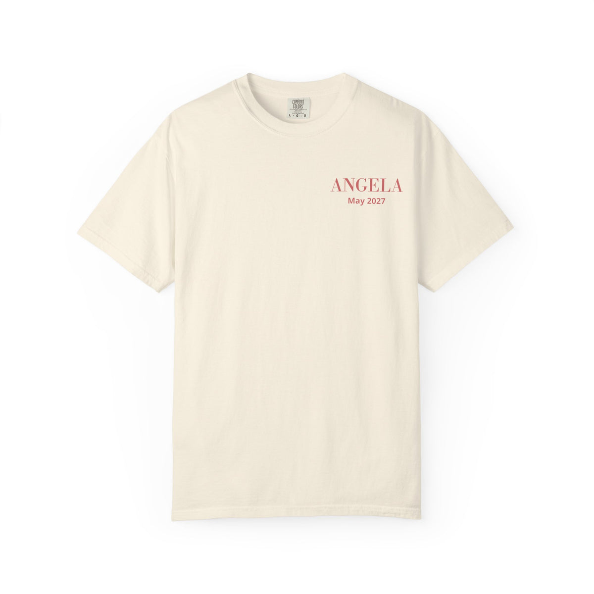 P01 - T-Shirt - personalized "The Bride" back print