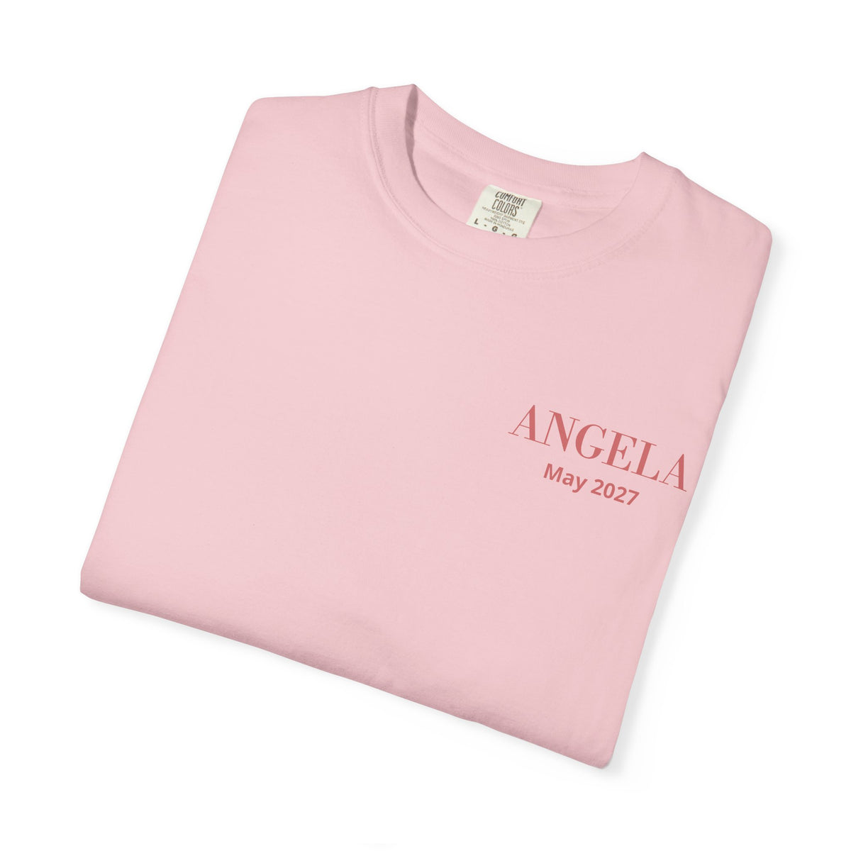 P01 - T-Shirt - personalized "The Bride" back print