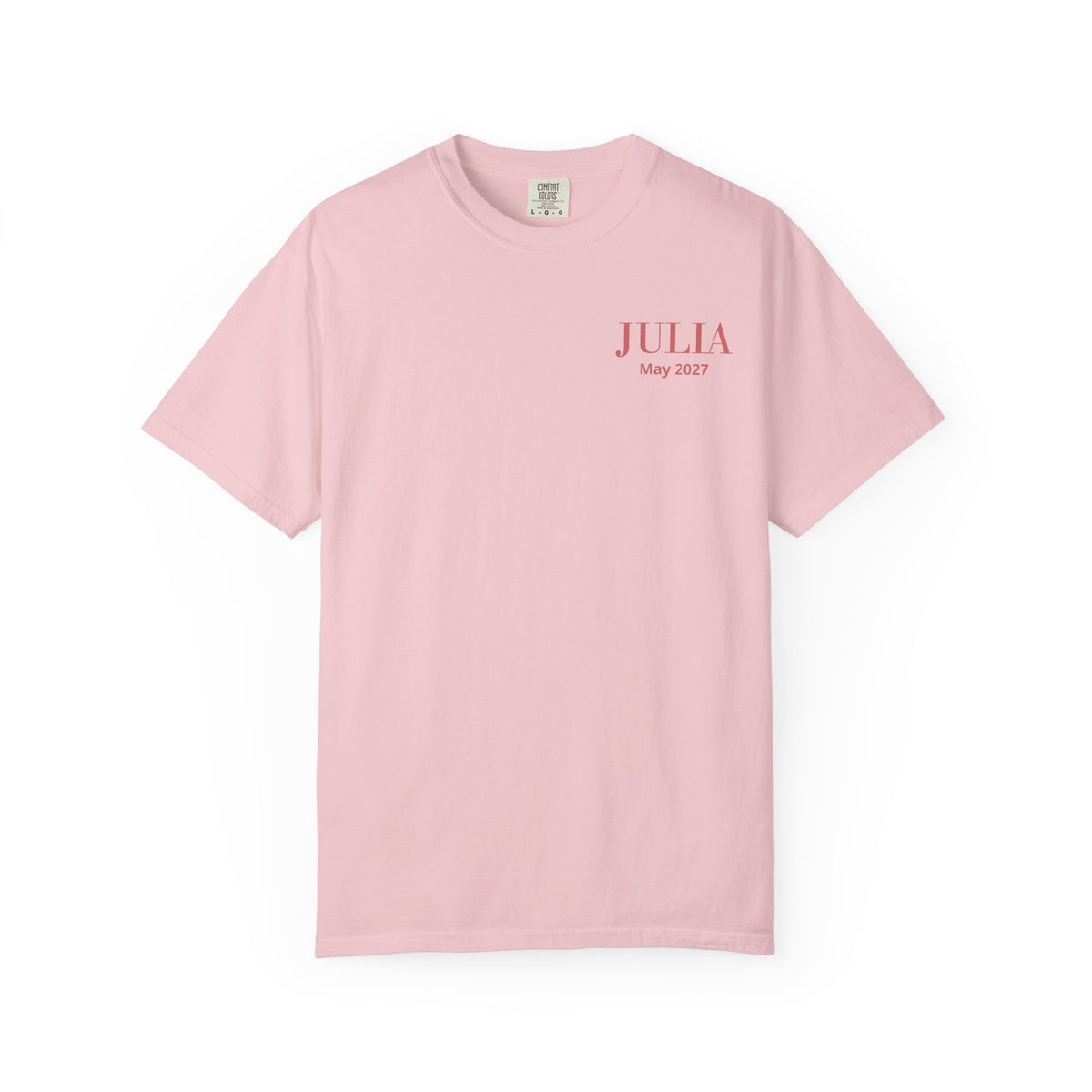 P02 - T-Shirt - personalized "The Bride" back print