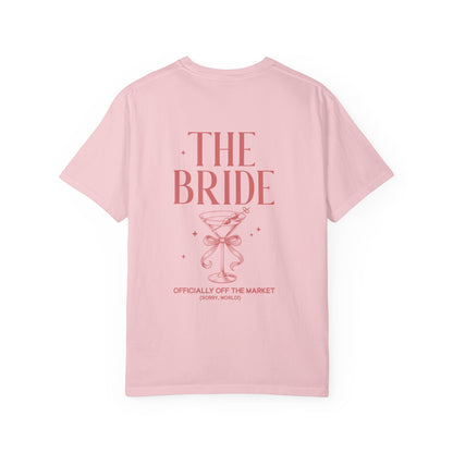 P01 - T-Shirt - personalized "The Bride" back print