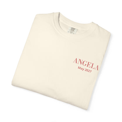 P01 - T-Shirt - personalized "The Bride" back print