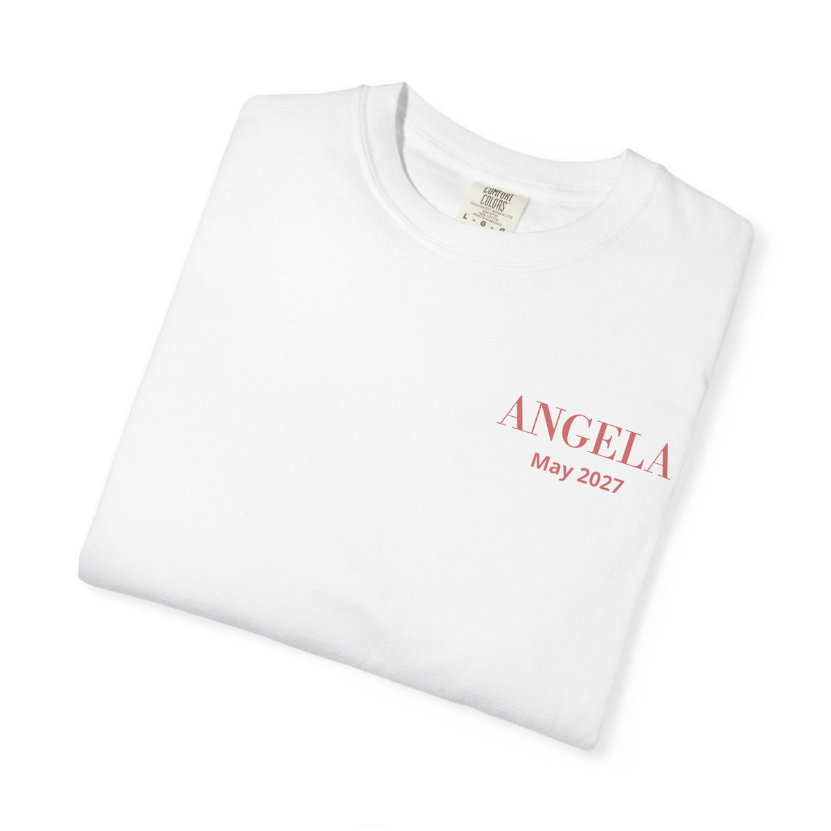 P01 - T-Shirt - personalized "The Bride" back print