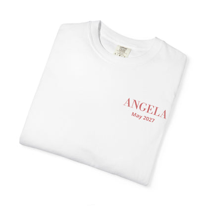 P01 - T-Shirt - personalized "The Bride" back print